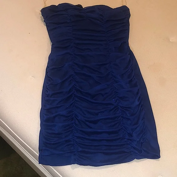 Charlotte Russe Dresses | Blue Tight Short Dress | Color: Blue | Size: L | Lindsay417's Closet